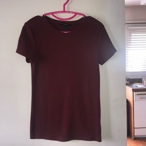 Burgundy Forever 21 shirt
